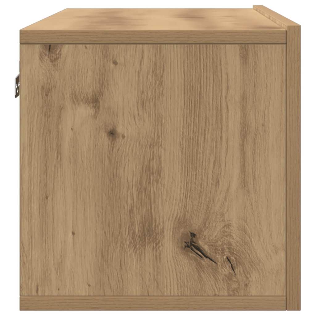 Sieninės TV spintelės, 2vnt., artisano ąžuolo, 100x30x30cm