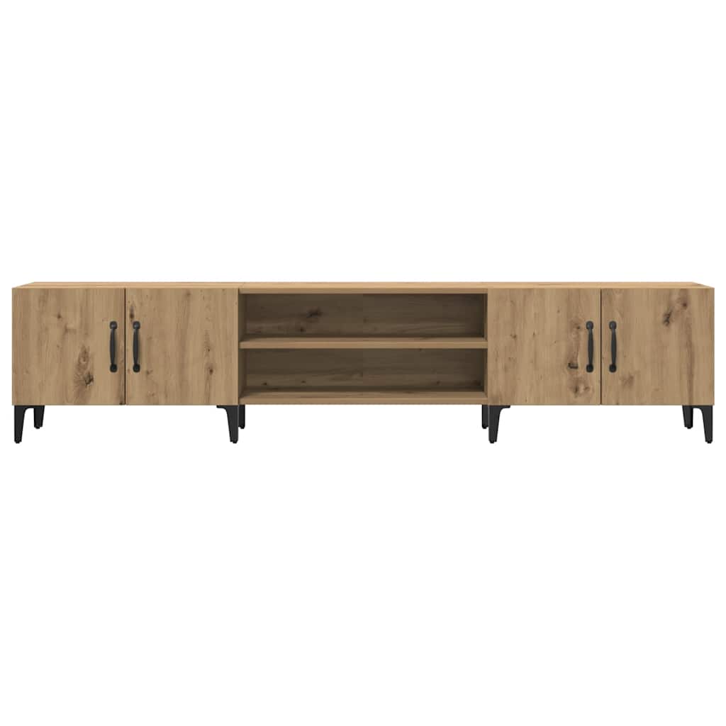 Televizoriaus spintelė, artisano ąžuolo, 180x31,5x40cm, mediena