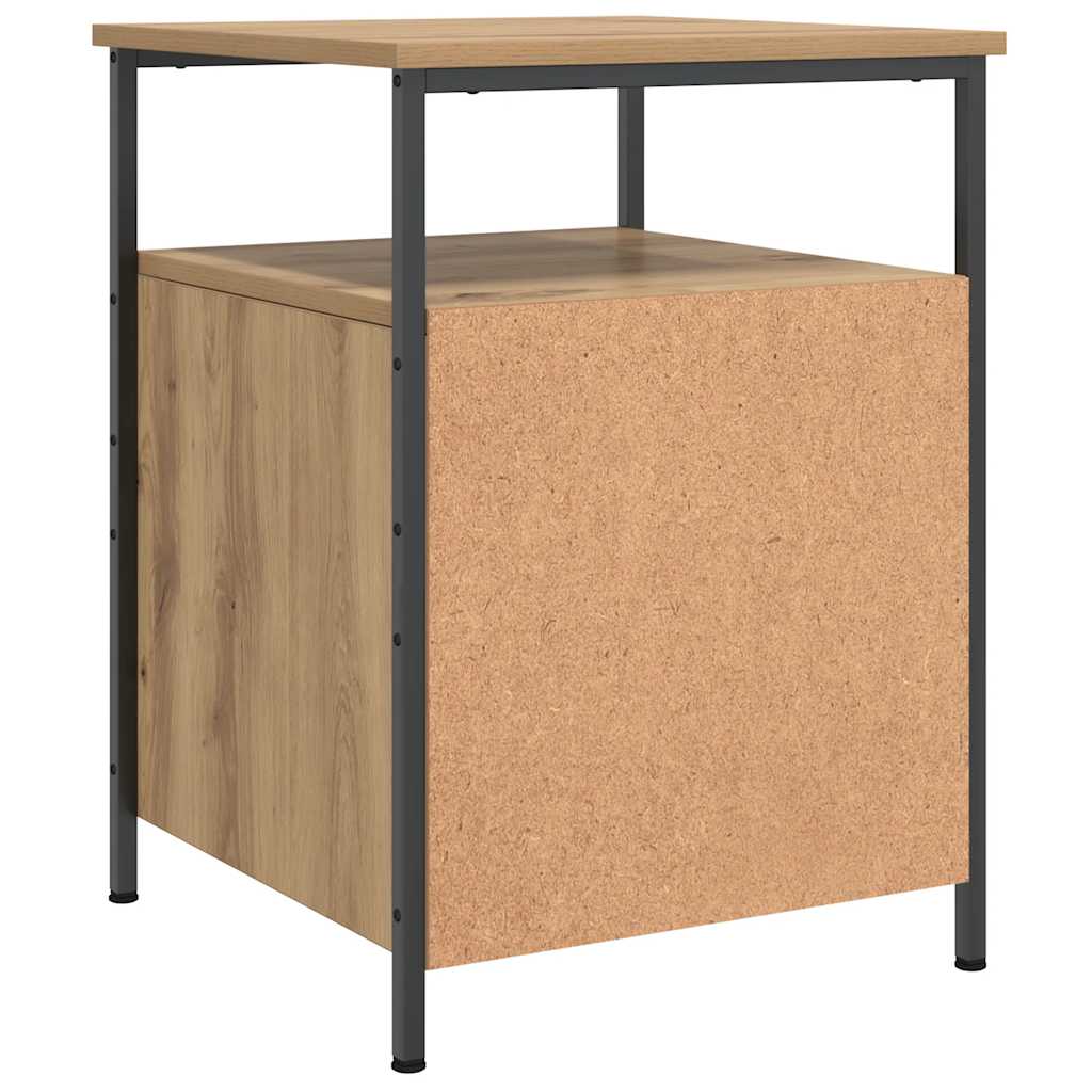 Naktinės spintelės, 2vnt., artisano ąžuolo, 44x45x60cm, mediena