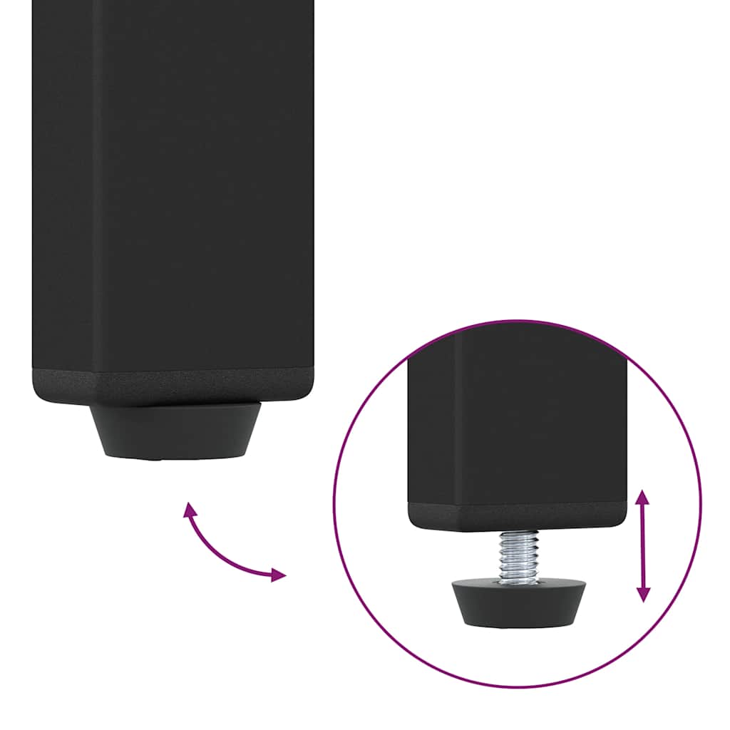 Naktinės spintelės, 2vnt., artisano ąžuolo, 44x45x60cm, mediena