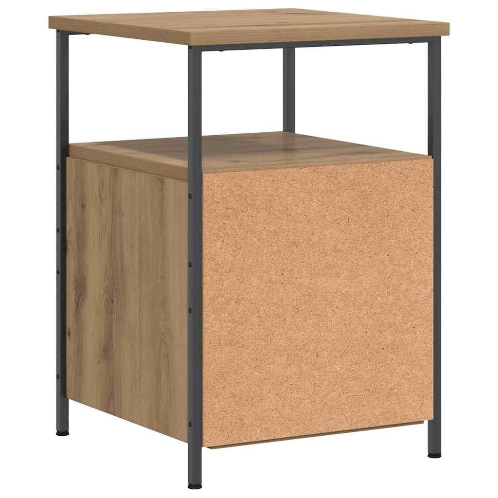 Naktinės spintelės, 2vnt., artisano ąžuolo, 34x35,5x50cm