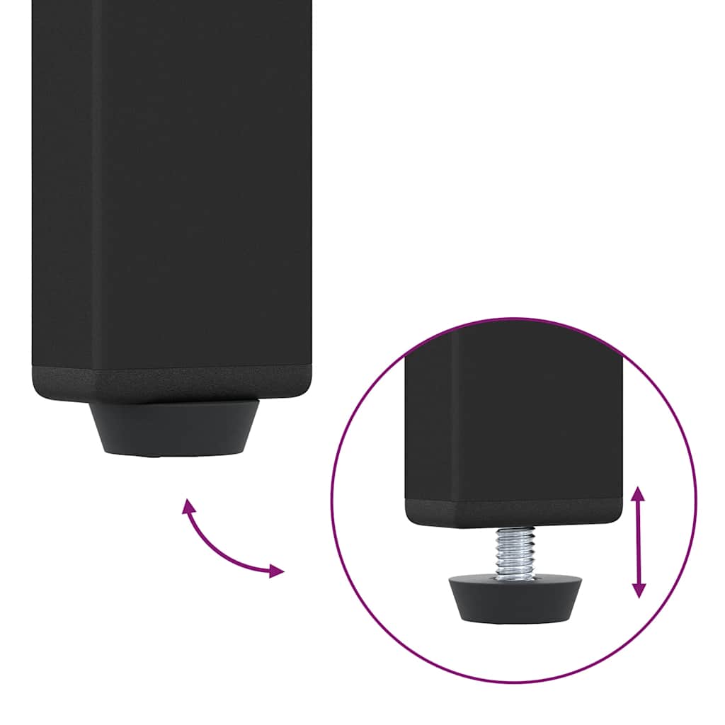Naktinės spintelės, 2vnt., artisano ąžuolo, 34x35,5x50cm