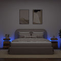 Naktinės spintelės su LED, 2vnt., medienos, 35x39x55cm, mediena