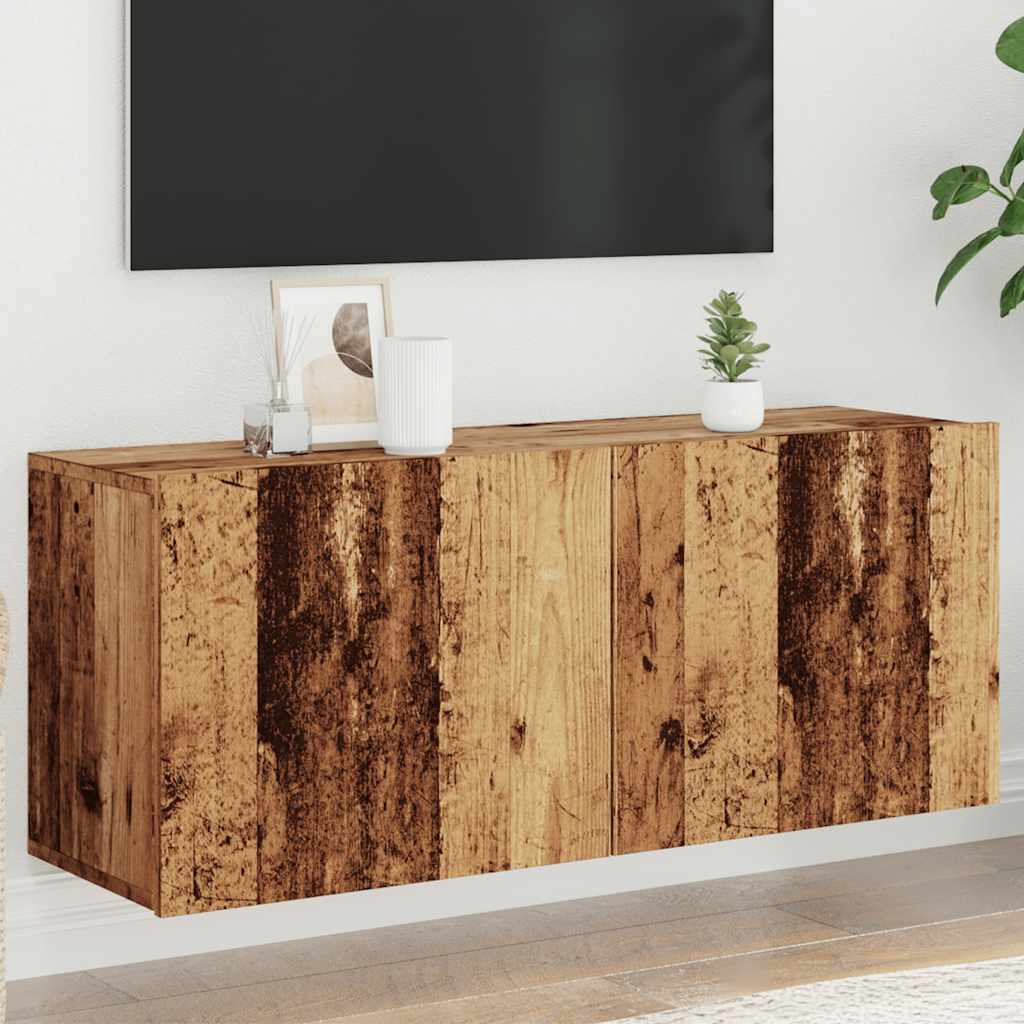 televizoriaus spintelė Sieninė Old Wood 100x30x41 cm
