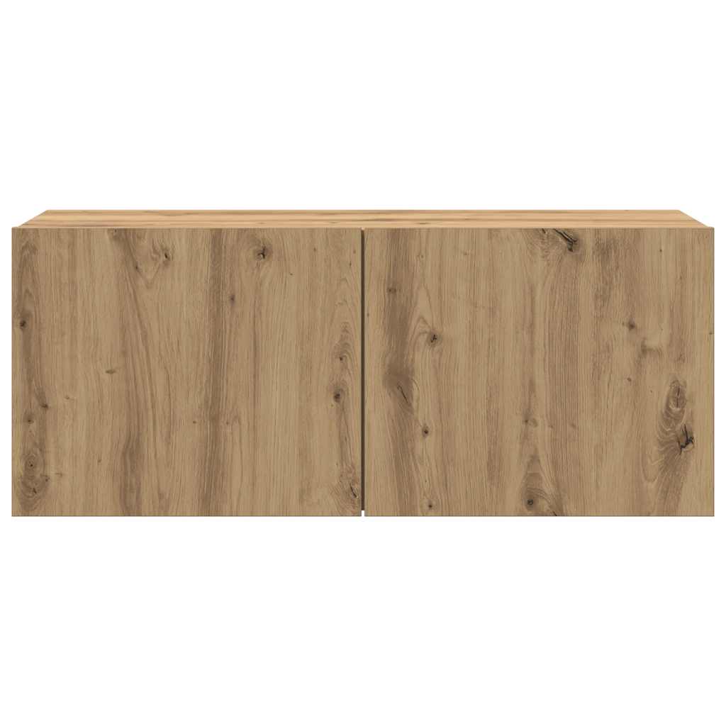 televizoriaus spintelė Sieninė Artisan ąžuolas 100x30x41 cm