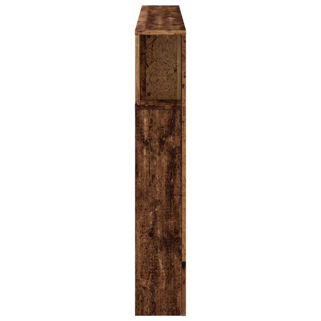 LED galvūgalis, medienos, 160x18,5x103,5cm, apdirbta mediena