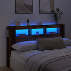 LED galvūgalis, medienos, 180x18,5x103,5cm, apdirbta mediena