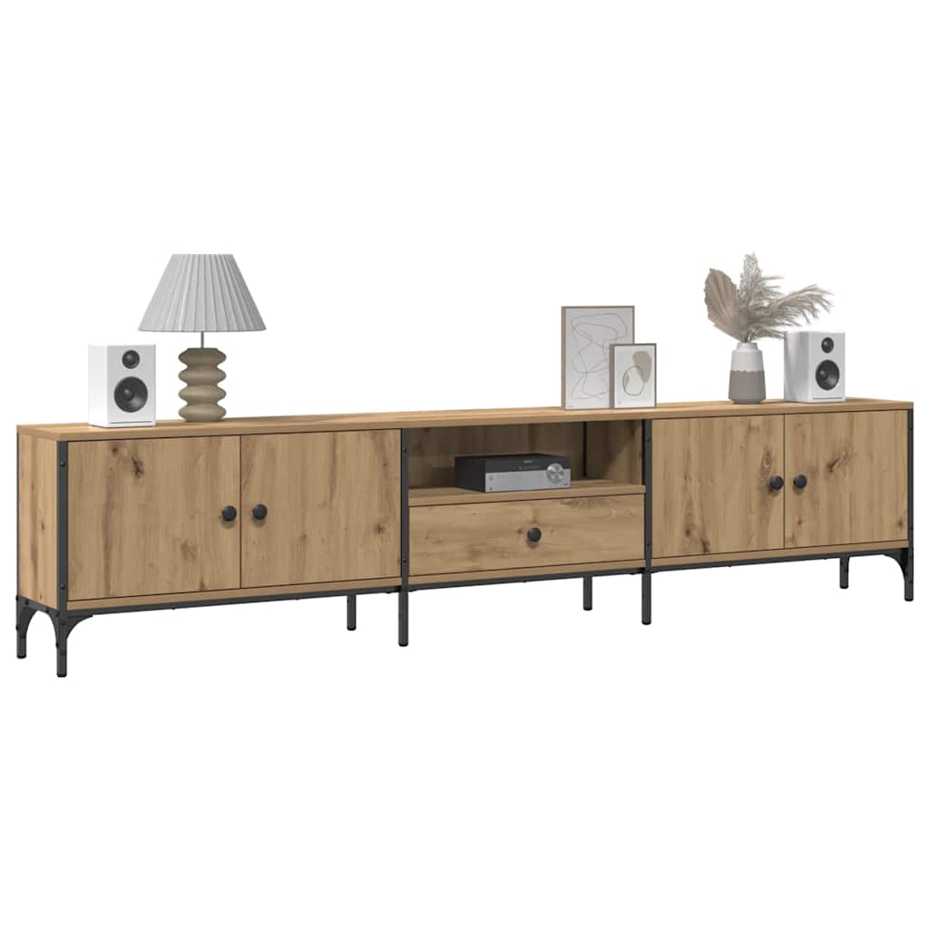 TV spintelė su stalčiumi, artisano, 200x25x44cm, mediena