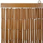 Vabzdžių durų užuolaidos, palmės spaudinys, 100x200cm, bambukas