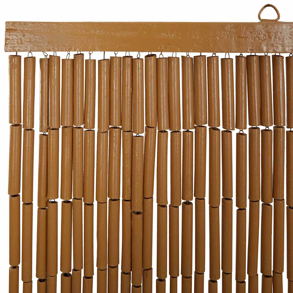 Vabzdžių durų užuolaidos, palmės spaudinys, 100x200cm, bambukas
