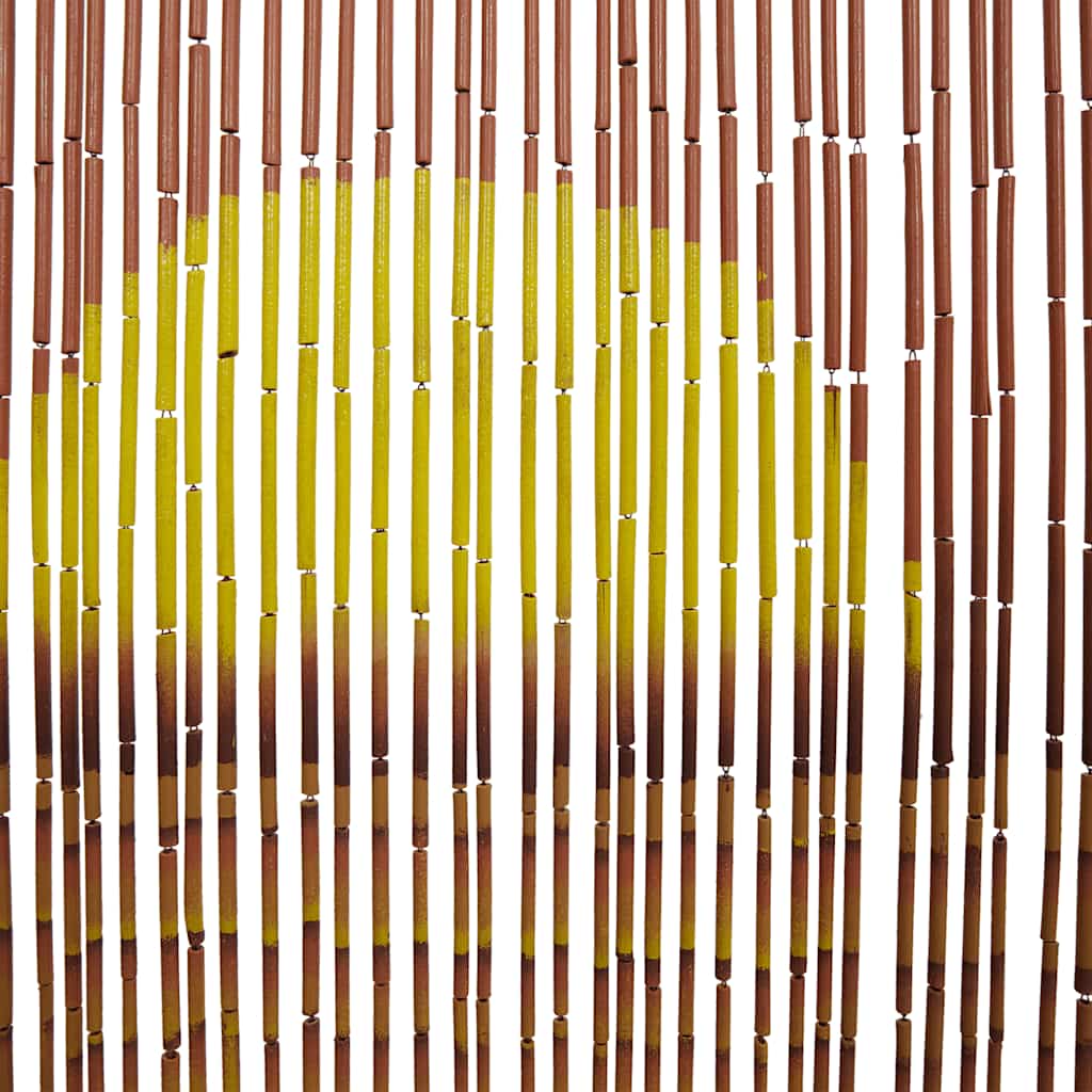 Vabzdžių durų užuolaidos, palmės spaudinys, 100x200cm, bambukas