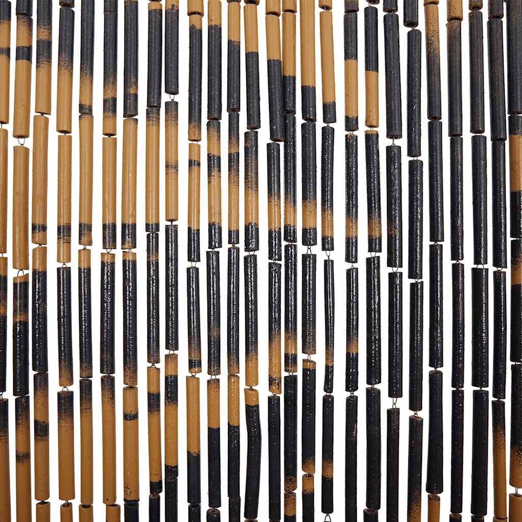 Vabzdžių durų užuolaidos, palmės spaudinys, 100x200cm, bambukas