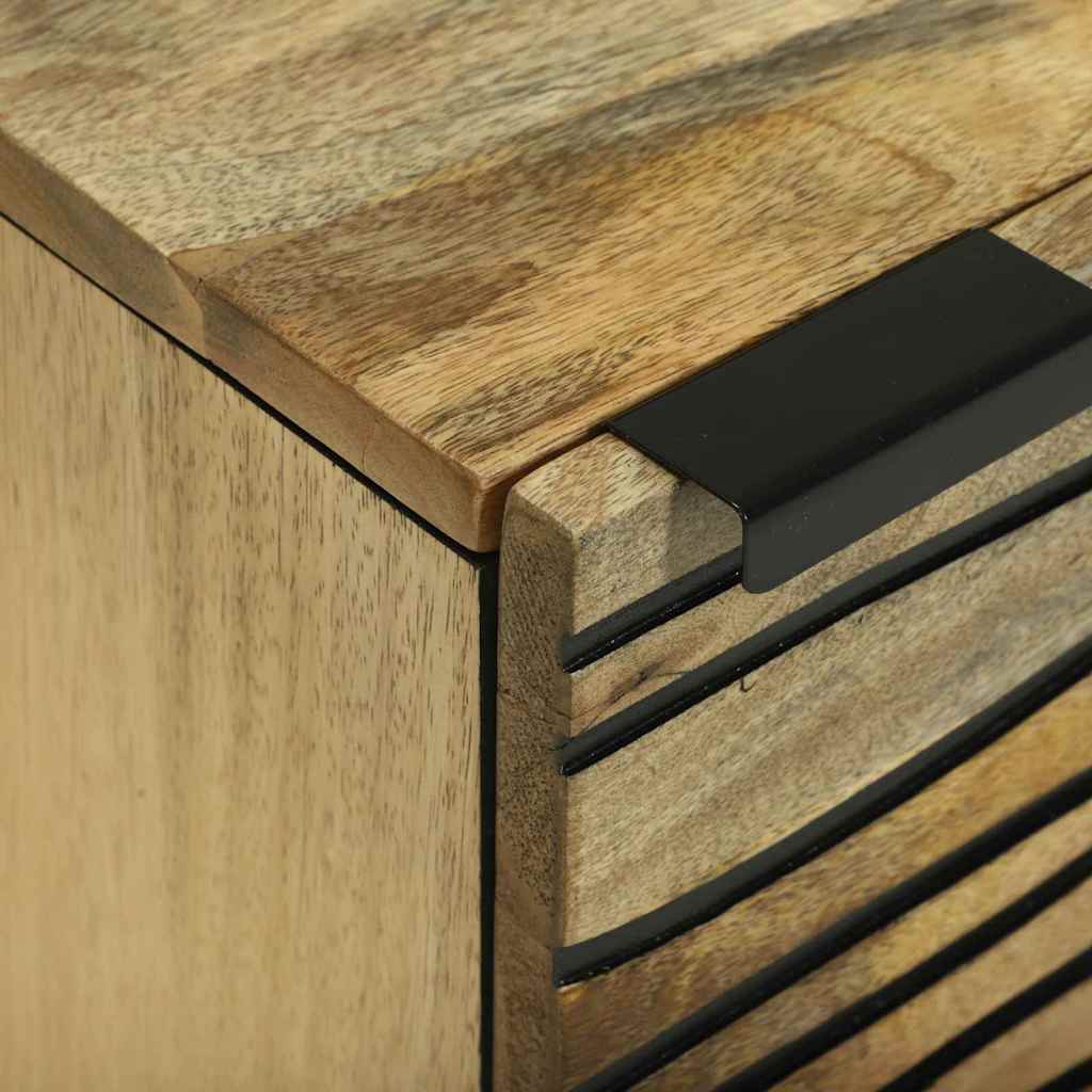 Šalia lovos spintelė 2 pcs Ruda 40 x 33 x 46 cm