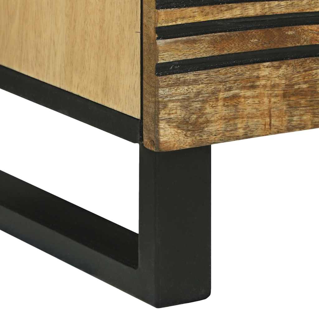 Šalia lovos spintelė 2 pcs Ruda 40 x 33 x 46 cm