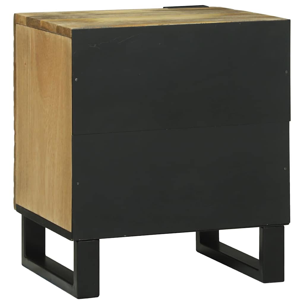 Šalia lovos spintelė 2 pcs Ruda 40 x 33 x 46 cm