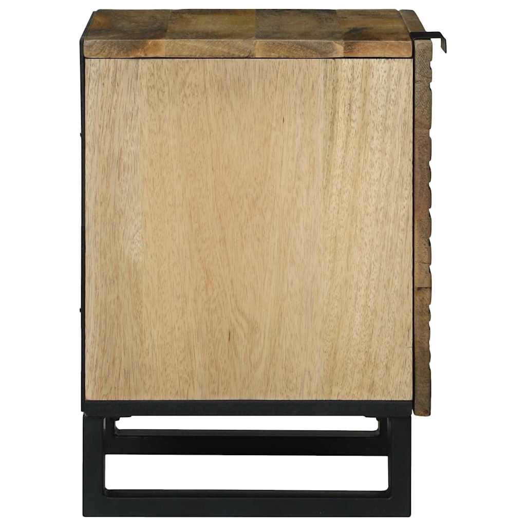Šalia lovos spintelė 2 pcs Ruda 40 x 33 x 46 cm