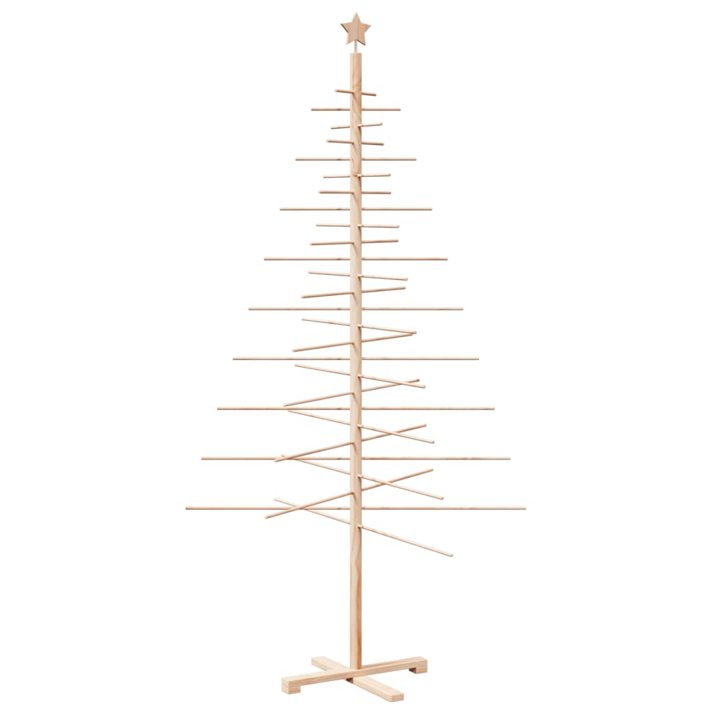 Medinė Kalėdų eglutė, 210cm, pušies medienos masyvas