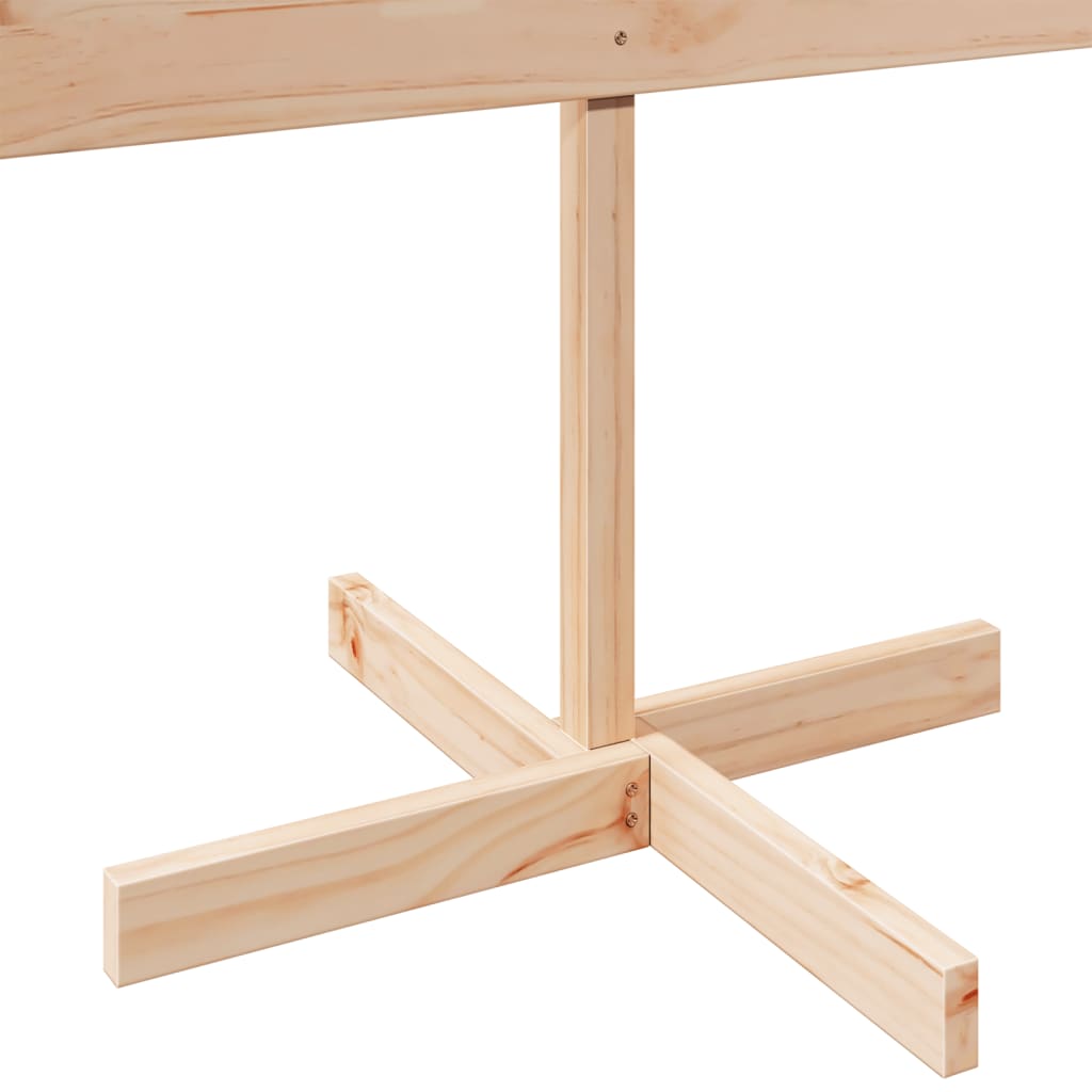 vidaXL Medinė Kalėdų eglutė, 150cm, medienos masyvas