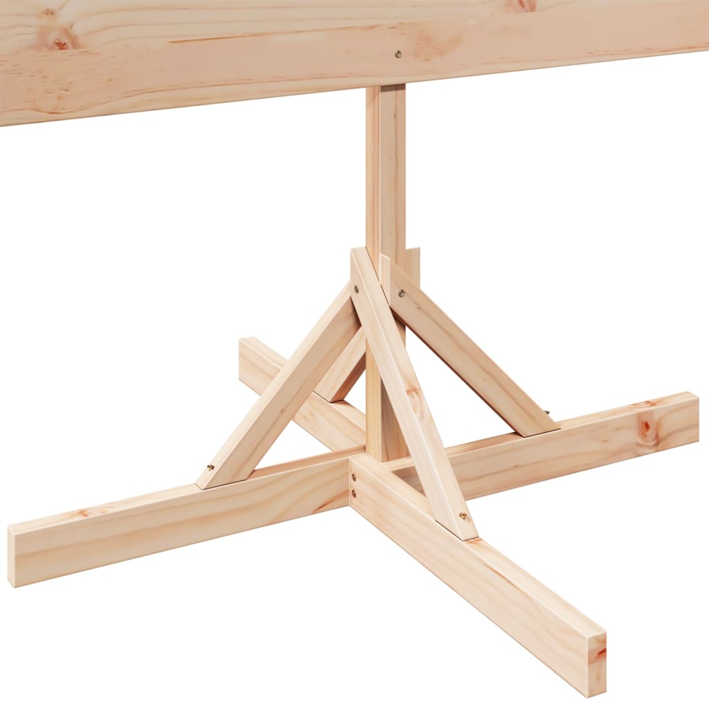 vidaXL Medinė Kalėdų eglutė, 180cm, medienos masyvas