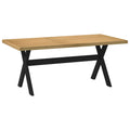 Valgomojo stalas NOAIN X formos kojos 180x90x75 cm