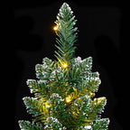 Dirbtinė siaura Kalėdų eglutė, 150 LED, 120cm