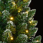 Dirbtinė siaura Kalėdų eglutė, 150 LED, 120cm