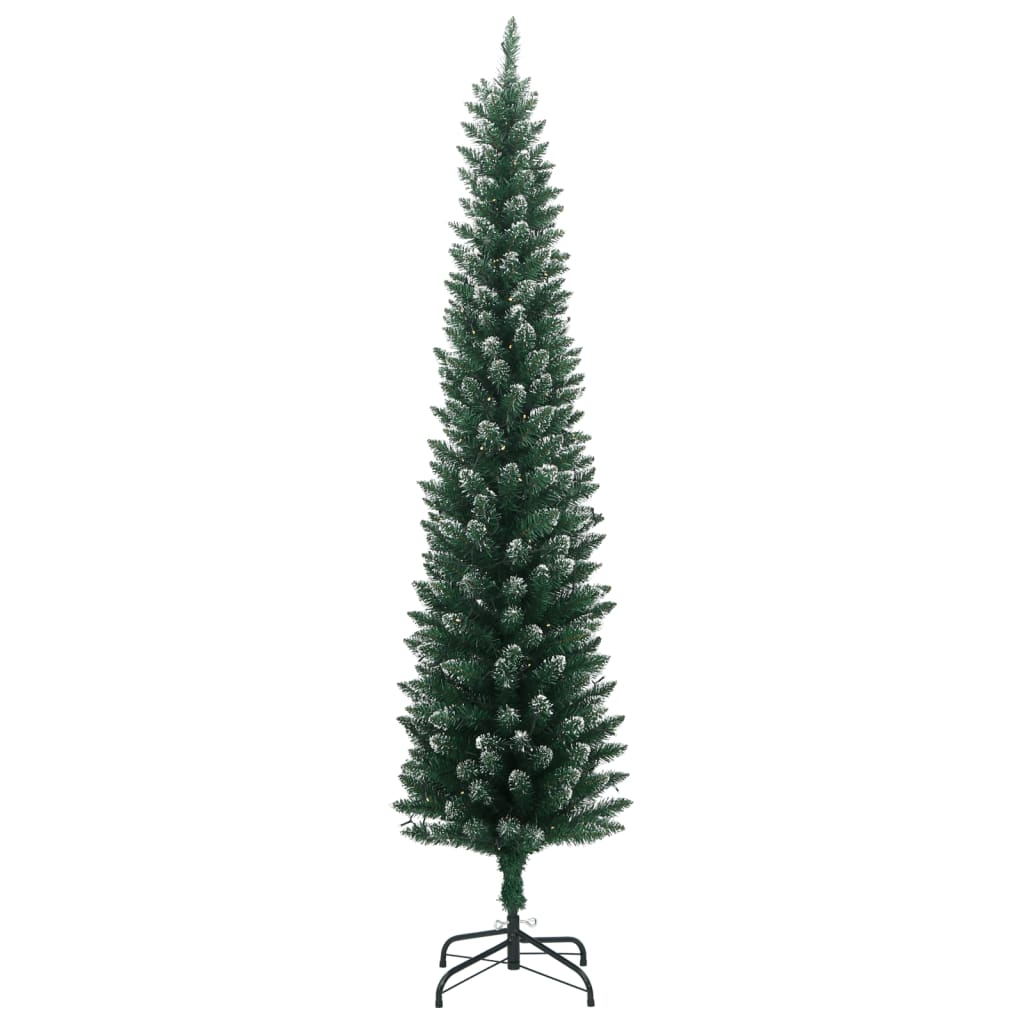 Dirbtinė siaura Kalėdų eglutė, 150 LED, 150cm