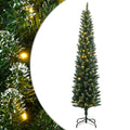Dirbtinė siaura Kalėdų eglutė, 300 LED, 210cm