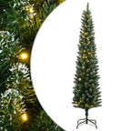 Dirbtinė siaura Kalėdų eglutė, 300 LED, 210cm