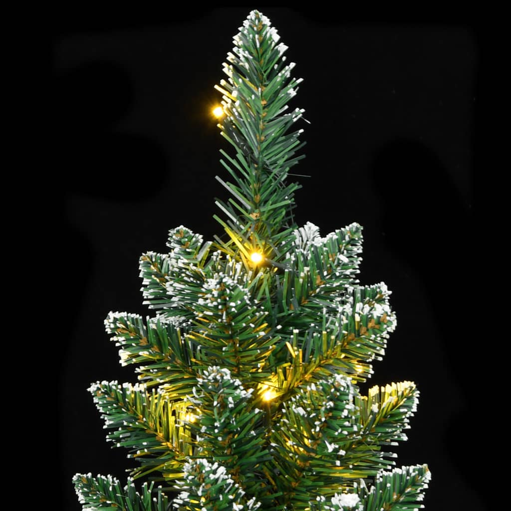 Dirbtinė siaura Kalėdų eglutė, 300 LED, 240cm