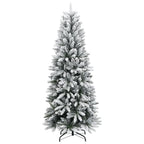 Dirbtinė Kalėdų eglutė su 300 LED lempučių ir sniegu, 240cm