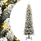 Dirbtinė Kalėdų eglutė su 300 LED lempučių ir sniegu, 210cm