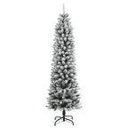 Dirbtinė Kalėdų eglutė su 300 LED lempučių ir sniegu, 210cm