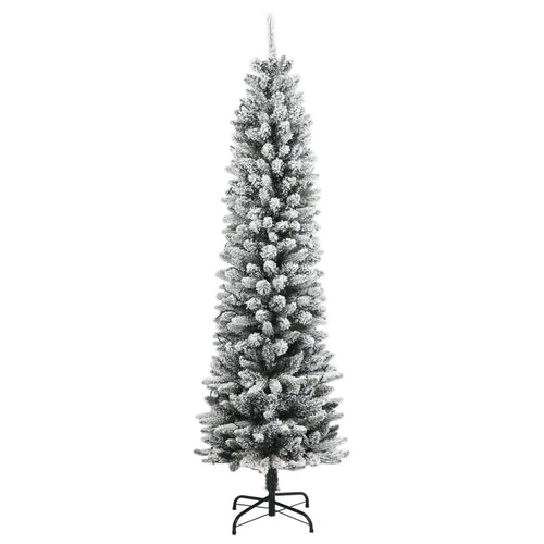 Dirbtinė Kalėdų eglutė su 300 LED lempučių ir sniegu, 210cm