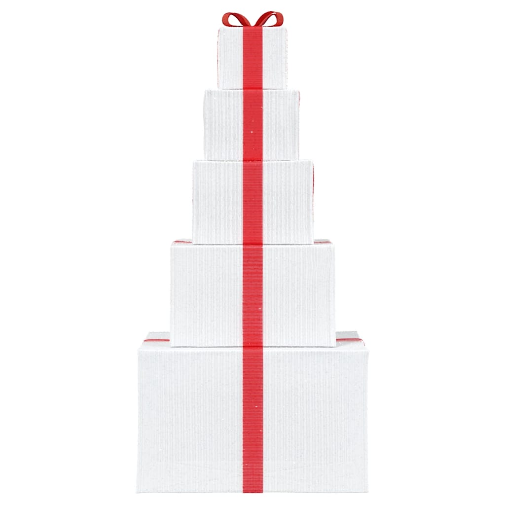 vidaXL Kalėdų dekoravimo dovanų dėžutė 250 LED šiltai balta