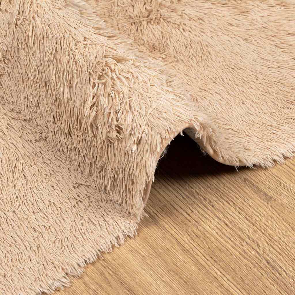 Shaggy tipo kilimas, NAVARRA, 160x230 cm, smėlio, poliesteris