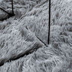 Shaggy tipo kilimas, NAVARRA, 160x230 cm, šviesiai pilka