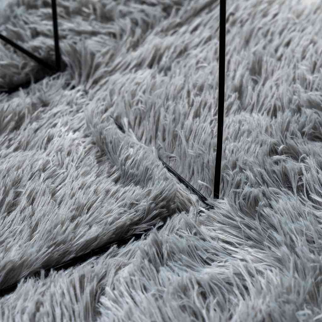 Shaggy tipo kilimas, NAVARRA, 240x340 cm, šviesiai pilka