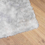 Shaggy tipo kilimas, NAVARRA, 200x200 cm, sidabrinė pilka