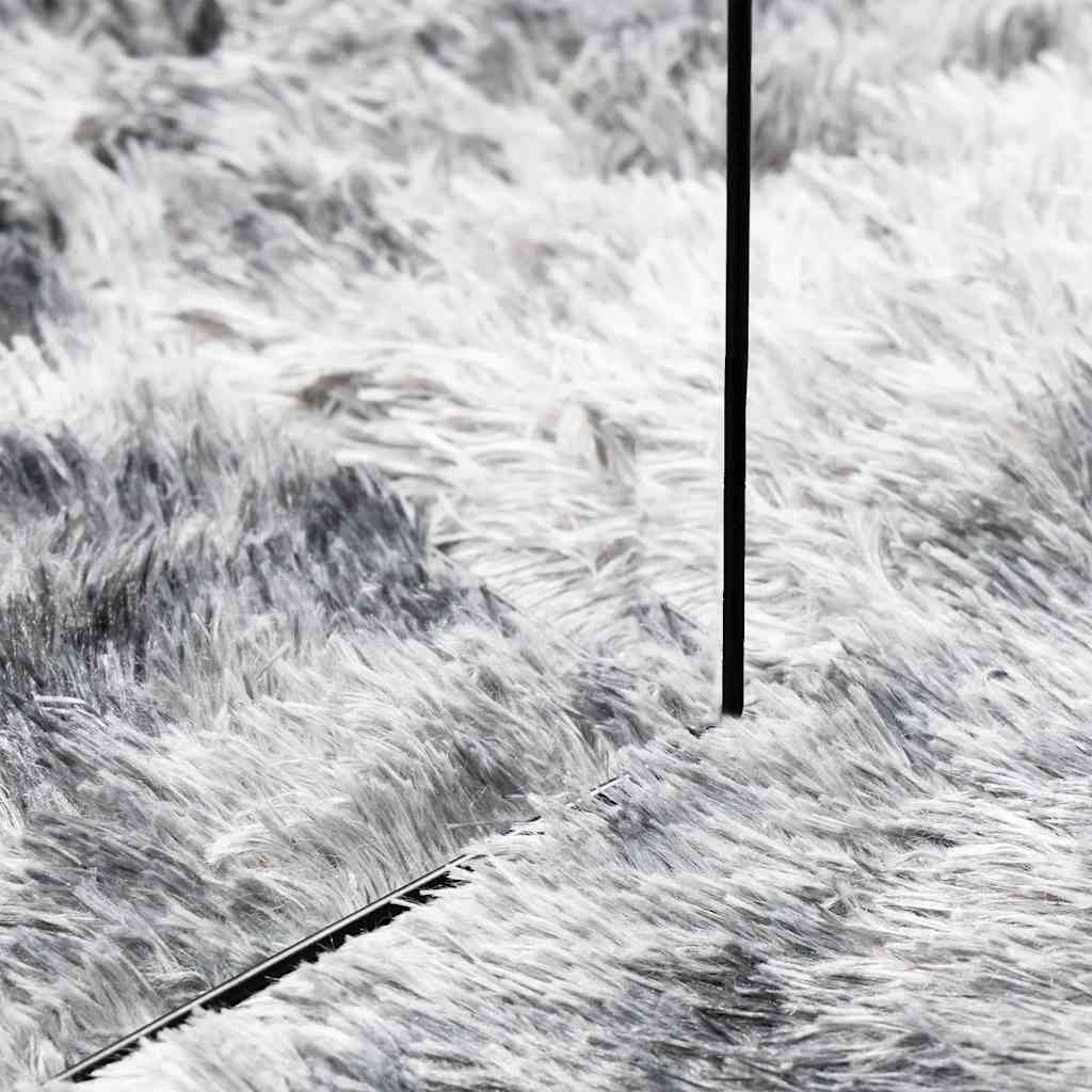 Shaggy tipo kilimas, NAVARRA, 100x100 cm, sidabrinė pilka