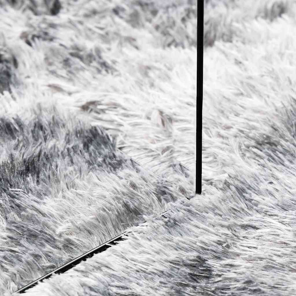 Shaggy tipo kilimas, NAVARRA, 200x200 cm, sidabrinė pilka
