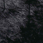 Shaggy tipo kilimas, NAVARRA, 240x240 cm, juodos, poliesteris