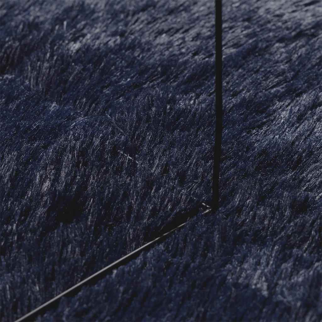 Shaggy tipo kilimas, NAVARRA, 240x240 cm, tamsiai mėlyna