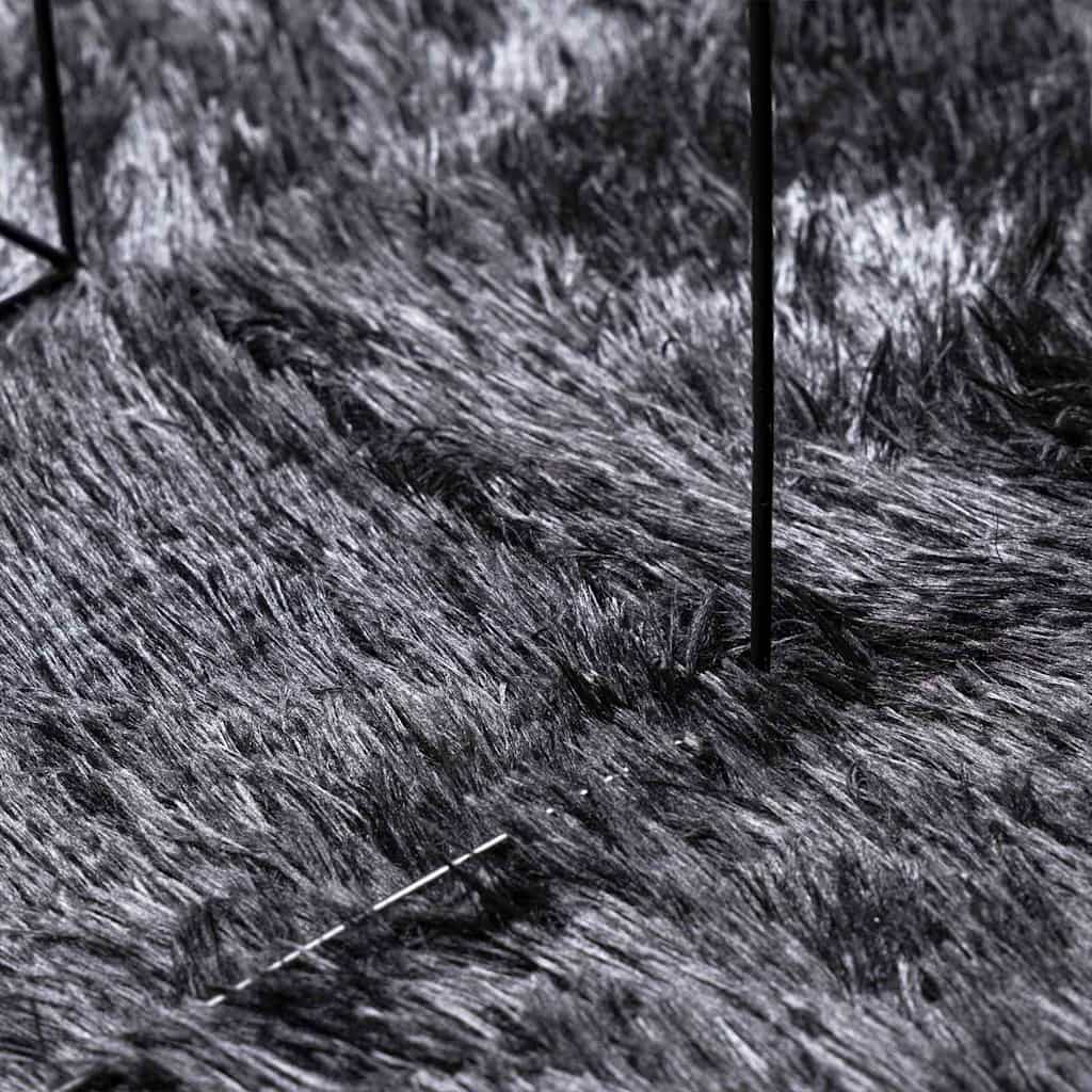 Shaggy tipo kilimas, NAVARRA, 300x200 cm, tamsiai pilka
