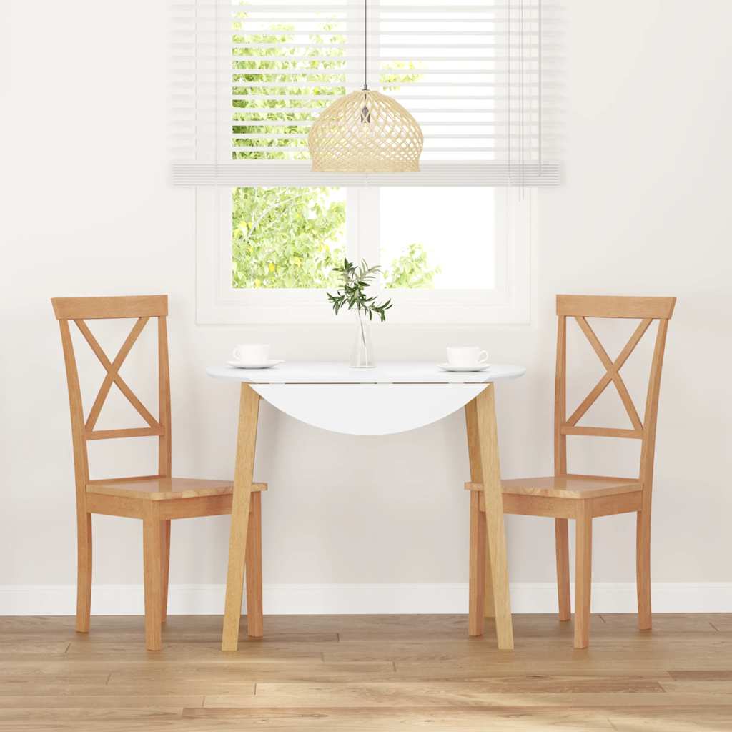 Valgomojo Kėdės 2 vnt medžio masyvo gumos