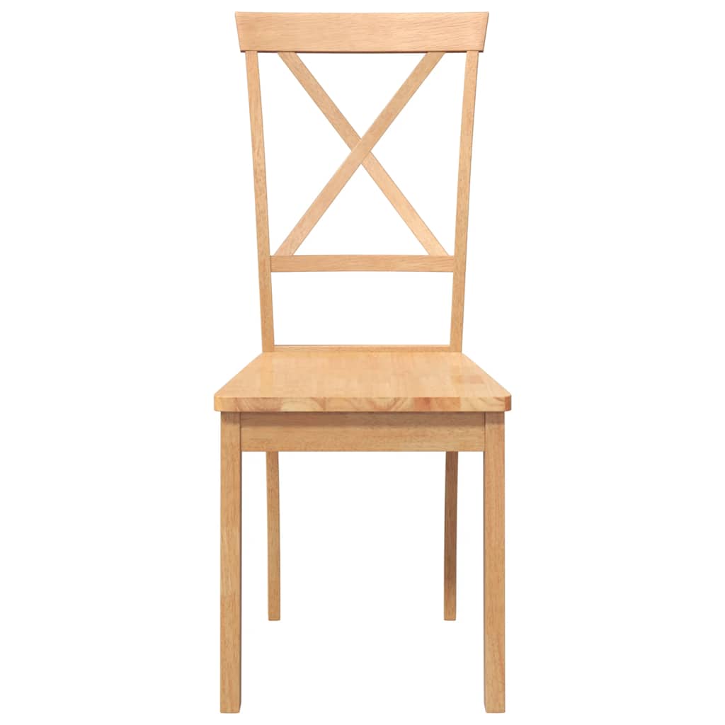 Valgomojo Kėdės 2 vnt medžio masyvo gumos