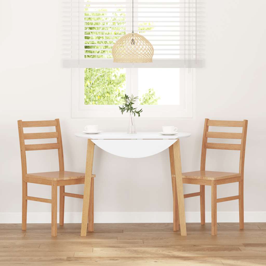 Valgomojo Kėdės 2 vnt medžio masyvo gumos