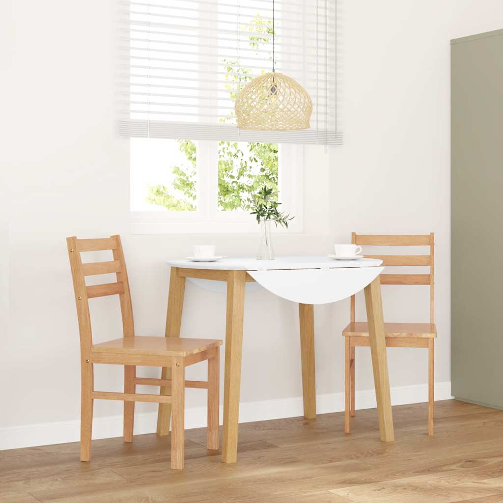 Valgomojo Kėdės 2 vnt medžio masyvo gumos