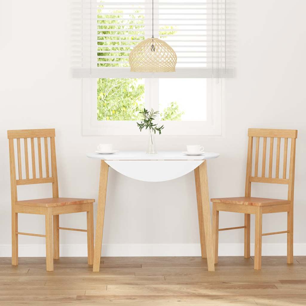 Valgomojo Kėdės 2 vnt medžio masyvo gumos