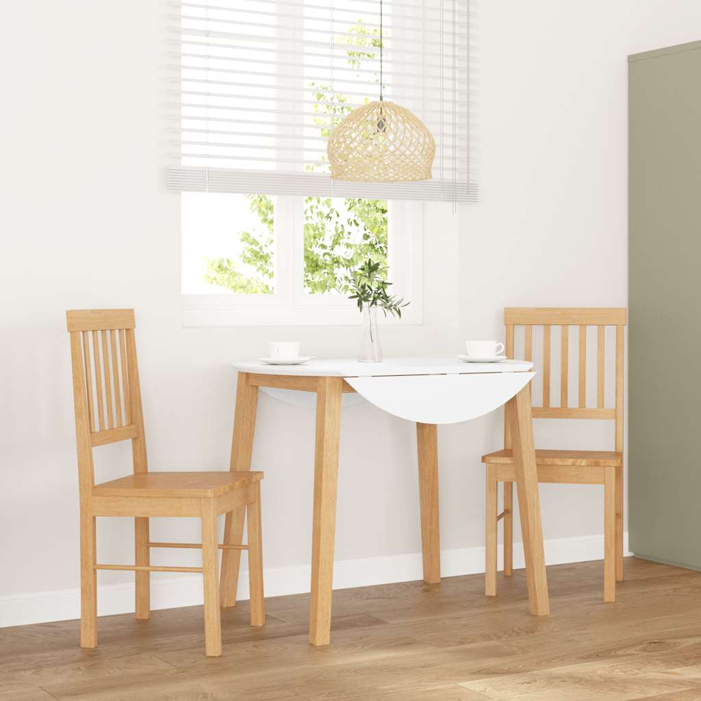 Valgomojo Kėdės 2 vnt medžio masyvo gumos